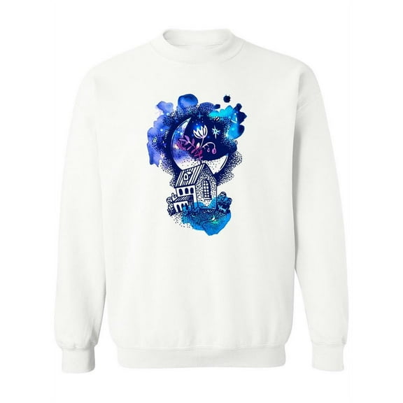 Boho Deep Nights Sweatshirt Women -Image by Shutterstock, Female 3X-Large