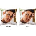 thumbnail image 5 of Channing Tatum Pillowcase Soft Comfortable Pillow covers with Zipper Pillow Protectors 18x18 inch, 5 of 5