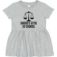 thumbnail image 3 of Inktastic Daddy Little Co Counsel Lawyer Girls Baby Dress, 3 of 5