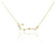 thumbnail image 4 of Qarigey Ins Zodiac Necklace Colgante de diamantes de imitación para Lover Festival Gifts Cancer gold cáncer de oro 5piezas, 4 of 6