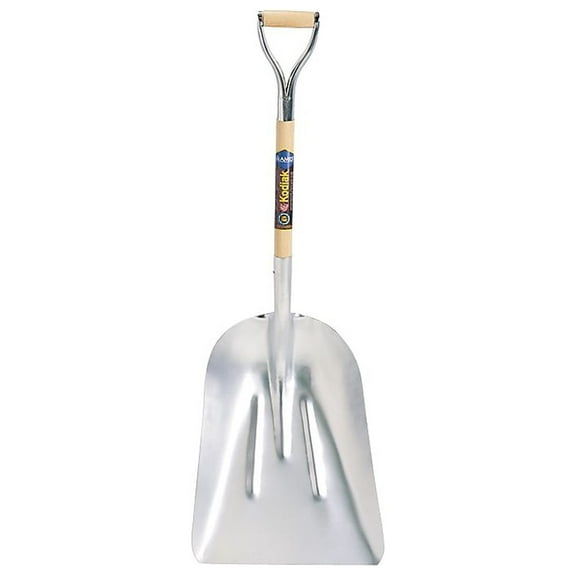 Jackson Aluminum Scoop 46 3/4in Long 15 3/4w x 20h Blade Cushion D-Grip Ash Handle 1681400