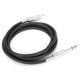 thumbnail image 4 of Cable de audio de 3,5 mm (1/8 pulgadas) macho a 6,35 mm (1/4 pulgadas) macho TRS Cable adaptador de audio estéreo Negro 3 m / 9,8 pies, 4 of 14