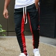 thumbnail image 6 of UDIYO Men Autumn Winter Zipper Casual Sports Running Tight Trousers Sportswear Pants, 6 of 7