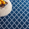 thumbnail image 6 of Safavieh Montauk Jolyon Diamond Cotton Runner Rug, Navy/Ivory, 2'3" x 9', 6 of 11
