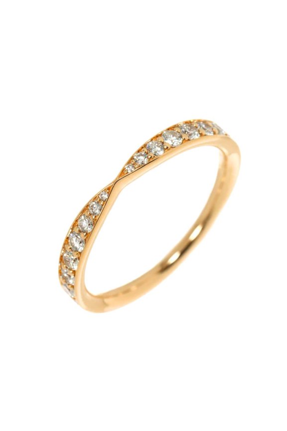 Pre-Owned Tiffany & Co. Harmony Diamond Ring in 18K PG and Pink Gold (750)