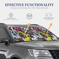 thumbnail image 4 of Saiise Colorful Pug for Foldable Car Sun Shades (2-Pack) Offer Sun Protection with an Easy-fold Design for Convenient Windshield Shading-Large, 4 of 6