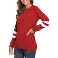 thumbnail image 3 of Sweat-shirts à Manches Longues pour Femmes Pull en Tricot, 3 of 6