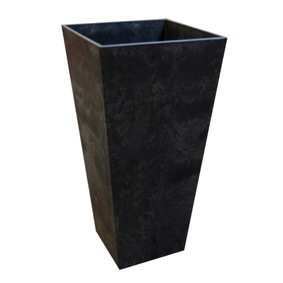 Refurbished Tierra Verde 14 in. x 27.5 in. Slate Rubber Self Watering Planter-MT5100117