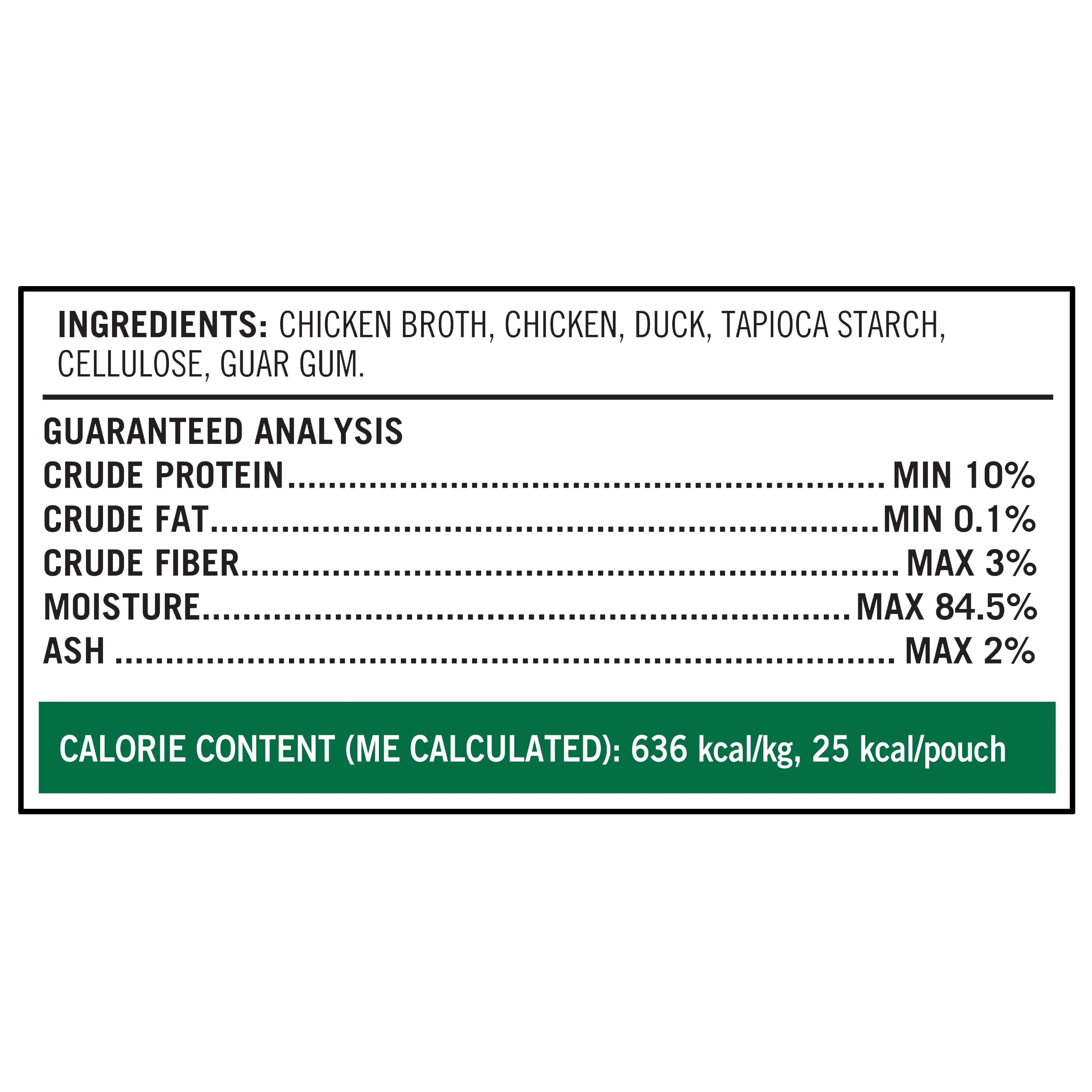 (6 pack) Pure Balance Pro+ Indoor Chicken & Duck Recipe in Broth, 1.4 oz