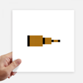 thumbnail image 1 of Autocollants Pixel Fort Marron pour Voile d'Été, Autocollants Muraux pour Ordinateur Portable, 1 of 1