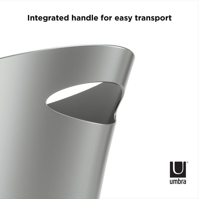 Umbra Skinny Sleek & Stylish Bathroom Trash, Small Garbage Can