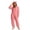 Pink 05, variant on Karymi Women's Sleepwear Cable Knit Fleece Hooded Onesie Pajamas, Zip Front , Long Sleeve, Plush One Piece Loungewear, Cute Bear Ear Hood, Warm Winter Home Sleepwear