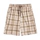 thumbnail image 2 of Ceisia Men's Gift Relaxed Knee-Length Plaid Casual Shorts Soft Elastic Waist Drawstring Summer Multi-Color, 2 of 9