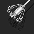 thumbnail image 6 of Teissuly Stainless Steel Egg Whisk, Hand Push Rotary Whisk Blender, Versatile Milk Frother, Hand Push Mixer Stirrer for Blending, Whisking, Beating & Stirring (26cm), 6 of 7