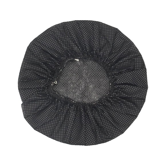 Sidaley 100x almohadillas para los oídos, auriculares montados en la cabeza, fundas elásticas transpirables de un solo , accesorios para Relojes inteligentes Negro