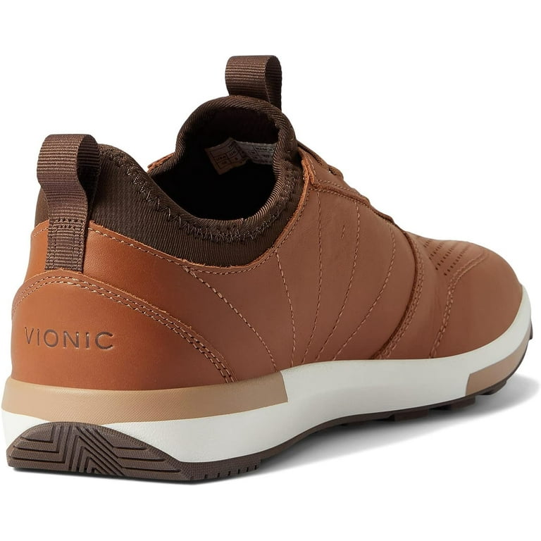 Vionic Men's Forrest Trent Toffee Sneakers 8M - Walmart.com