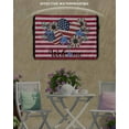 thumbnail image 3 of Red Stripe Outdoor TV Cover 52 to 55 Inch Weatherproof, Independence Day Love Heart Botanical 600D Oxford TV Covers with Waterproof Zipper, Outside Flat TV Screen Protector 52"Wx19"Hx4.5"D, 3 of 7