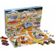 Hot Wheels Advent Calendar, 8 Holiday-Themed Toy Cars Plus Assorted Accessories with Playmat, Gift & Toys for Kids 3 Years Old & Older