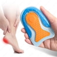 thumbnail image 2 of U-Shaped Silicone Gel Heel Pads, Soft Cushion Heel Inserts for Men Women Comfort Heel Support Insoles for Daily Walking Standing, 1Pair,S for Woman, 2 of 9