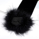 thumbnail image 2 of Guantes largos de satén Zhivalor para fiesta de maquillaje de Halloween con puños de plumas años 20, 2 of 5