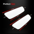 thumbnail image 5 of Ampper Rectangle Convex Wide Angle Off-Road Mirrors for Blind Spot, 5 of 7