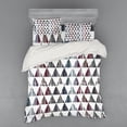 thumbnail image 2 of Ambesonne Grunge Bedding Set 3 Pcs, Egyptian Modern Pyramid, Twin, Multicolor, 2 of 3