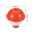 thumbnail image 2 of 1 Inch Fishing Bobbers, Plastic Push Button Round Fishing Float, Red and White 20 Pack, 2 of 6