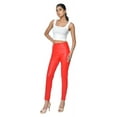 thumbnail image 3 of Ladies Leather Stretch Pants with Pockets, 3 of 8