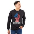 thumbnail image 4 of American Attitude Rebel Patriot Plus Size Crewneck Graphic Tee Shirt Brisco Brands 2X, 4 of 6