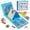 Blue, variant on Art Supplies, 208-Piece Drawing Art Kit, Gifts for Girls Boys Teens, Art Set Crafts Case with Double Sided Trifold Easel, Includes Watercolor Pens, Oil Pastels, Crayons, Colored Pencils (Pink)