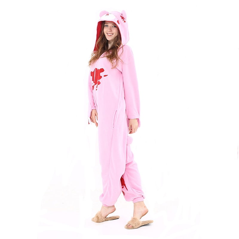 CoCopeanut Gloomy Bear Fleece Kigurumi Onesies Adults Men Whole Clothes One-Piece Pijama Role Full Body Cosplay Costume - Walmart.com