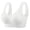 White, variant on GaThRRgYP Everyday Use Women's Bra with Full Coverage,1pc Women Fashion Sports Bra underwear Bra Everyday underwear Beige XXXXXL