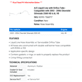 thumbnail image 2 of A/C Liquid Line with Orifice Tube - Compatible with 2003 - 2006 Chevy Silverado 2500 HD 6.6L V8 2004 2005, 2 of 2