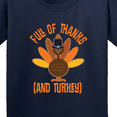 thumbnail image 4 of Inktastic Thanksgiving Dinner Holiday Turkey Youth T-Shirt, 4 of 5