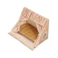 thumbnail image 4 of Casa de carpas de gato TEEPEE Summer lindo nido cueva, cama de mascotas portátil lavable cama de gato cama de gato Rosa, 4 of 8