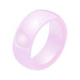 thumbnail image 1 of Sonducket Anillos de boda de cerámica para mujer, accesorios de moda suaves y delicados, anillo de pareja de moda, regalo Ropa, zapatos y accesorios Miscelánea púrpura Tamaño 10, 1 of 6