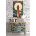 thumbnail image 3 of Jupiter, Florida, Jupiter Lighthouse and Moon (24x36 Giclee Gallery Art Print, Vivid Textured Wall Decor), 3 of 3