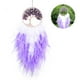 thumbnail image 3 of Decoración De Pared De Plumas Exótica Led Para Colgar En La Pared Artesanía De Plumas Decoración Bohemia Colgadores De Plumas De Pared Simples Adorno Led Bohemio Hecho A Mano Para El Dormitorio Sala Speravity HA026599-02, 3 of 7