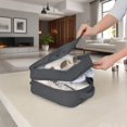 thumbnail image 2 of Travel Shoe Storage Bag Breathable Organizer Portable Fabric Protector Home Storage, 2 of 5