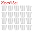 thumbnail image 1 of Exywaves Clear Plastic Disposable Party Shot Glasses Jelly Cups Tumblers Birthday, 1 of 8