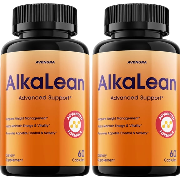 Alkalean Capsules – Alkalean Pills Advanced Formula Natural Blend, Extra Strength, 2 Pack, 120 Capsules