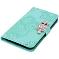 thumbnail image 3 of Compatible with Samsung Galaxy S23 Ultra Case Glitter Stylish Crystal Owl with Wrist Strap Kickstand Magnetic Leather Wallet for Women Flip Phone Case for Samsung Galaxy S23 Ultra Green YK, 3 of 14