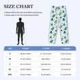 thumbnail image 4 of Pofeuu Cartoon Sea Creatures Print Men's Pajama Pants, Soft Lounge Pajama Pants with big pockets for Men Plaid Pj Bottoms-Large, 4 of 6