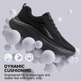 thumbnail image 5 of Sosenfer Running Shoes for Men, Mesh Sneakers for Women, Lightweight Non Slip Walking Shoes for Gym Casual Tennis Unisex - Black, 5 of 11
