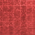 thumbnail image 1 of Ahgly Company Machine Washable Indoor Square Abstract Red Modern Area Rugs, 4' Square, 1 of 4