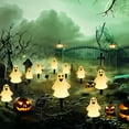 thumbnail image 4 of Solar Halloween Ghost Pathway Lights Decorations, Halloween Ghost Stake, Lighted 3D Ghost Outdoor Waterproof for Garden, Pathway and Yard Decoration (Warm White, 5 Pack), 4 of 11