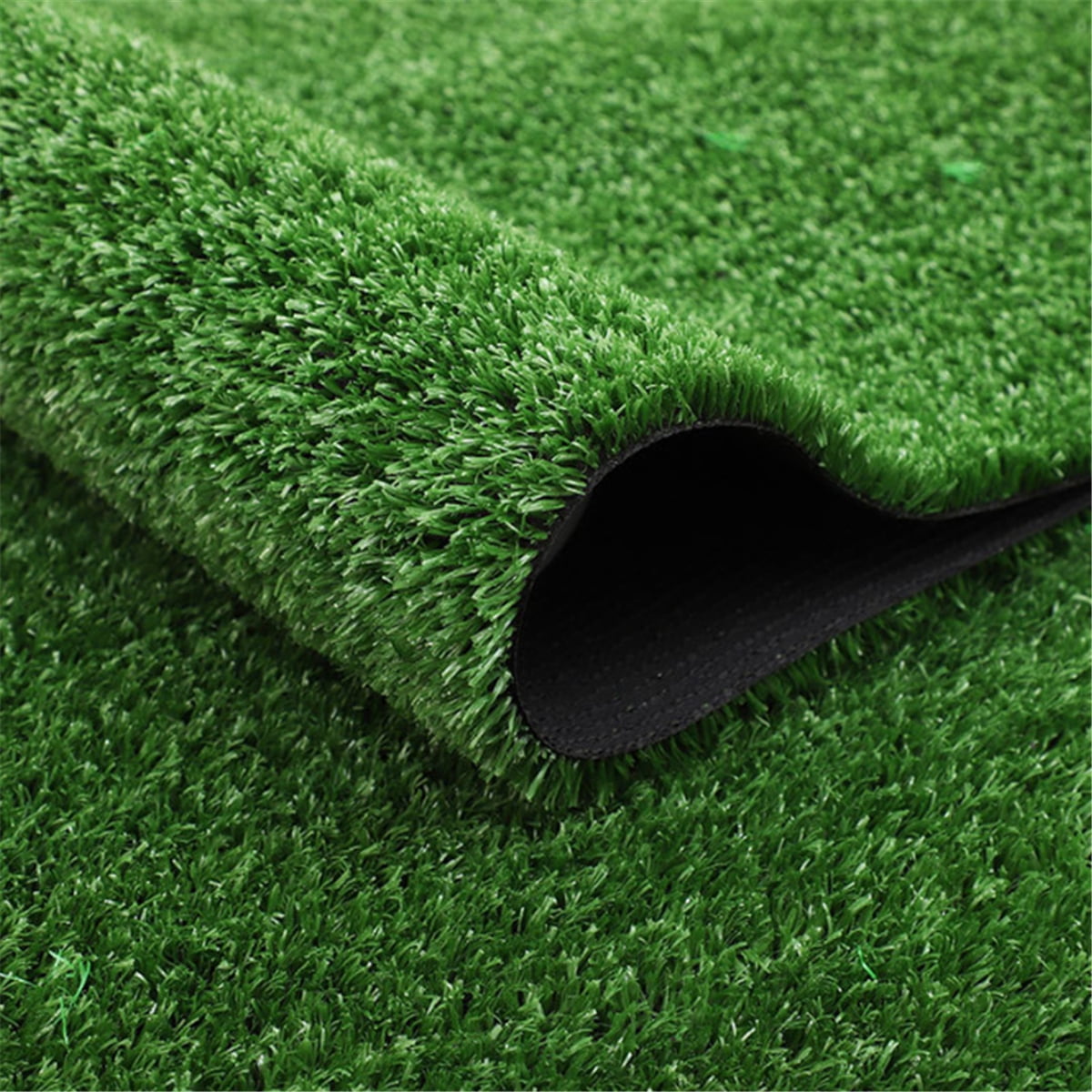 Artificial Plastic Plants Realistic Grass Turf Synthetic Turf Lawn Pet Turf Carpet Rug Mat Wall Art Panel for Bedroom Living Room Greenery Decor Green D