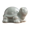 thumbnail image 1 of CSChome Turtle Ornament Turtle Ornament Ceramic Tea Pet Figurine Smooth Touch Statue for Home Office Party Decoration, 1 of 6