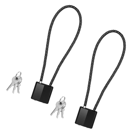 CEORPER Soft Steel Cable Antitheft Padlock Soft Flexible Cable Bike Lock with Key