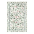 thumbnail image 5 of LOKHOM 4'x 6' Floral Washable Area Rugs for Living Room, Non Slip Low Pile Floor Carpet Soft Distressed Rug for Bedroom, Dining Room, Green, 5 of 9